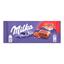 Шоколад молочний Milka, з шматочками карамелі з мигдалем, 100 г (811243) - мініатюра 1