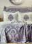 Набор постельное белье с покрывалом и пледом Karaca Home Adrienne gri, евро, серый, 10 предметов (svt-2000022285407) - миниатюра 1