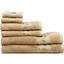 Рушник махровий Maisonette Bamboo, 50х100 см, бежевий (8699965120728) - мініатюра 1