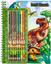 Альбом для раскрашивания Motto A/S Dino World с цветными карандашами (46852) - миниатюра 1