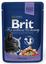 Вологий корм для кішок Brit Premium Cat pouch, з тріскою, 100 г - мініатюра 1