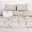 Комплект постельного белья MirSon Natural Linen Jasmine лен семейный бежево-серый (2200008269081) - миниатюра 7