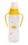 Пляшечка для годування Lindo, вигнута з ручками, 250 мл, жовтий (Li 147 жел) - мініатюра 1