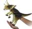 Мягкая игрушка на руку Hansa Puppet Трицератопс, 43 см, коричневый (7764) - миниатюра 1