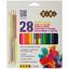 Олівці кольорові ZiBi Kids Line 24 шт. 28 кольорів (ZB.2442) - мініатюра 1