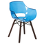 Кресло Papatya Opal Wox Iroko, прозрачно-синий (819688) - миниатюра 1