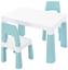 Детский функциональный столик и два стульчика Poppet Моно Блу, голубой (PP-005WB-2) - миниатюра 3