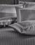 Комплект постельного белья Dantela Vita Nuans gri сатин с вышивкой евро серый (svt-2000022321518) - миниатюра 3