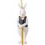 Фігурка декоративна Lefard Кролик з тростиною, 10 см (192-248) - мініатюра 1