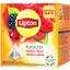Чай чорний Lipton Forest Fruit, з ароматом лісових ягід, 34 г (25 шт. х 1.7 г) (594013) - мініатюра 1