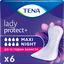 Нічні урологічні прокладки Tena Lady Protect Maxi Night 8 крапель 6 шт. - мініатюра 1