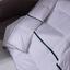 Одеяло пуховое MirSon Imperial Style, летнее, 240х220 см, белое с зеленым кантом - миниатюра 7