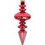 Новогодняя игрушка Novogod'ko Сосулька 23 cм глянцевая красная (974090) - миниатюра 1