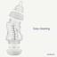 Скляна антиколікова пляшечка Difrax S-bottle Wide White з силіконовою соскою 310 мл (737FE White) - мініатюра 2