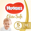 Набір підгузків Huggies Elite Soft 5 (12-22 кг), 112 шт. (2 уп. по 56 шт.) - мініатюра 1
