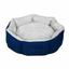 Лежак для тварин Milord Cupcake, круглий, синій з сірим, розмір XL (VR06//3503) - мініатюра 1