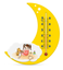 Термометр Склоприлад Сувенір П-17 Місяць Дівчинка жовтий (300197) - мініатюра 1