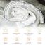 Ковдра антиалергенна MirSon DeLuxe Hand Made EcoSilk №1309, літня, 220x240 см, біла (237054175) - мініатюра 4