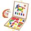Набір магнітних блоків Viga Toys Форми та кольори, 42 елементи (59687) - мініатюра 1