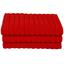 Рушник для ніг Maisonette Rainbow, 60х60 см, червоний (8699965100065) - мініатюра 2