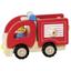 Машинка дерев'яна Goki Пожежна, червоний, 17 см (55927G) - мініатюра 1