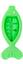 Термометр для води Курносики Рибка, зелений (7086 зел) - мініатюра 1