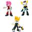 Набір ігрових фігурок Sonic Prime Ребел - Руж, Тейлз, Рості Роуз, 6,5 см (SON2020C) - мініатюра 1