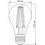 LED лампа Titanum Filament A60 7W E27 2200K бронза (TLFA6007272A) - миниатюра 3