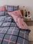 Комплект постельного белья ТЕП Happy Sleep 331 Pincky Line семейный cерый c розовым (2-03797_24968) - миниатюра 4