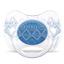 Пустушка силіконова Suavinex Couture, 4-18 міс., синій (304221) - мініатюра 1
