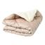 Одеяло Ideia Woolly зимнее, 210х140 см, молочный с бежевым (8-34174) - миниатюра 1