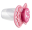 Силиконовая ортодонтическая пустышка Nuvita Air55 Cool Сердечки, 6-12 мес., розовый (NV7084PY) - миниатюра 2