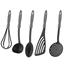 Набір кухонного приладдя Praktyczna Capri, 5 предметів, сірий (4G0696) - мініатюра 1