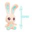 Інтерактивна м'яка іграшка Peekapets Кролик, 28,5 см, бежевий (88955) - мініатюра 4