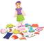 Набір магнітів Viga Toys Гардероб дівчинки, 40 елементів (59652) - мініатюра 3