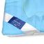 Одеяло шерстяное MirSon Valentino Hand Made №1356, зимнее, 110x140 см, бело-голубое - миниатюра 4