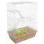 Клітка для гризунів з будиночком Природа Нюра, 59х27х44 см, бежева - мініатюра 1