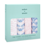 Набор многоразовых муслиновых пеленок Aden + Anais Deco, 120х120 см, розовый с синим, 4 шт. (ASWC40011) - миниатюра 3