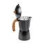 Гейзерная кофеварка Holmer CF-0450-BW Natural 450 мл черная (CF-0450-BW Natural) - миниатюра 4