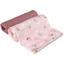 Пелюшка багаторазова Canpol babies Bonjour Paris, рожевий, 70х70 см, 2 шт. (26/901_pin) - мініатюра 2