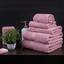 Полотенце для рук Aisha Home Косичка, махровое, 70х40 см, розовый (1001-15-1611) - миниатюра 1