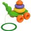 Іграшка-каталка Tigres Равлик, зелений (39770) - мініатюра 1
