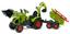 Дитячий трактор на педалях з причепом і 2 ковшами Falk Claas Axos, зелений (1010WH) - мініатюра 1