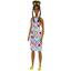 Лялька Barbie Модниця в сукні з візерунком у ромб, 30 см (HJT06) - мініатюра 3