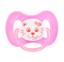 Пустушка силіконова Baby Team, вишнеподібної форми, 0-6 міс., рожевий (3003_розовый) - мініатюра 1