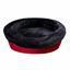 Лежак для тварин Milord Donat, круглий, червоний з чорним, розмір M (VR02//1530) - мініатюра 1