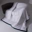 Одеяло MirSon Imperial Satin Luxe, демисезонное, 205х140 см, белое с зеленым кантом - миниатюра 1