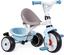 Триколісний велосипед Smoby Toys з козирком, багажником і сумкою, блакитний (741400) - мініатюра 3