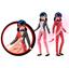 Лялька Miraculous Леді Баг та Супер-Кіт у костюмі з паєтками - Модне перетворення Марінетт у Леді Баг, 26 см (50375) - мініатюра 5