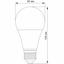 LED лампа Titanum A65 15W E27 4100K (TLA6515274) - мініатюра 3
